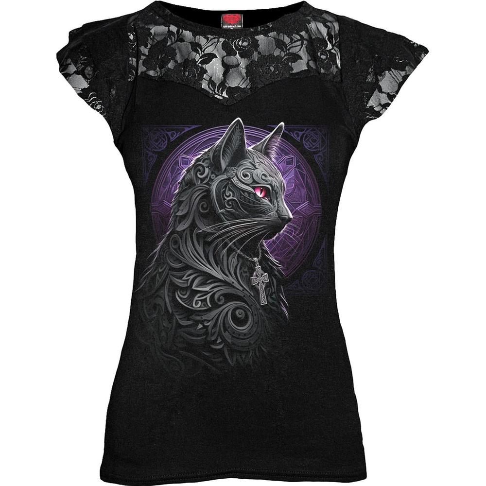 Spiral - Celtic Whiskers Top - Schwarz